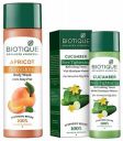 Biotique Bio Apricot Refreshing Body Wash, 190ml And Biotique Bio Cucumber Pore Tightening Toner, 120ml...