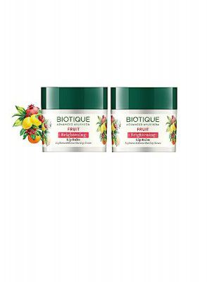Biotique Bio Fruit Whitening/Brightening Lip Balm | 12g (Pack Of 2)