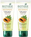 Biotique Papaya Deep Cleanse Face Wash For Visibly Glowing Skin All Skin Types 2x100ml...