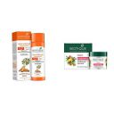 Biotique Bio Sandalwood 50+ SPF UVA/UVB Sunscreen Ultra Soothing Face Lotion, 120 ml And Biotique Bio Fruit Whitening And Depigmentation & Tan Removal Face Pack, 75g...