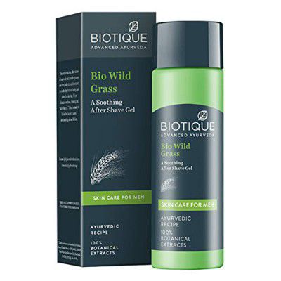 Biotique Bio Wild Grass A Soothing After Shave Gel For Men - 120Ml