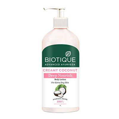 Biotique Creamy Coconut Deep Nourish Body lotion For Extra Dry Skin 300ml