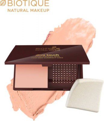 BIOTIQUE Diva Satin Smooth 3In1 Compact Makeup Compact (Pearl Barley, 9 g)
