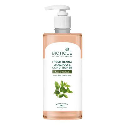 Biotique Fresh Henna Color Protect Shampoo, 500 ml
