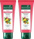 BIOTIQUE Fruit Brightening Depigmentation & Tan Removal Face Pack 100 gm x 2 (200 g)...
