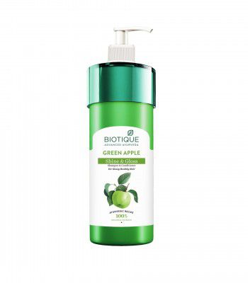 Biotique Green Apple Shine & Gloss Shampoo & Conditioner For Glossy Healthy Hair, 800ml