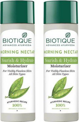 BIOTIQUE MORNING NECTAR Pore Tightening Purifying Toner Pack of (120ML X 2)