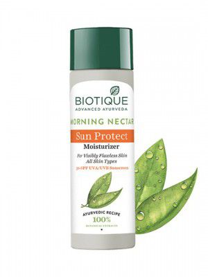 Biotique Morning Nectar Sun Protect SPF30+ Moisturizer with Neem & Turmeric - 120 ml