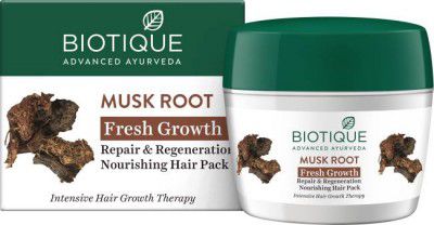 BIOTIQUE Musk Root Fresh Nourishing Treatment| Promotes Hair Growth | Prevents Hair Loss  (230 g)