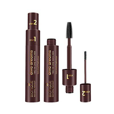 Biotique Natural Makeup Diva Dreams Two In One Mascara, 9ml