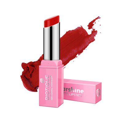 Biotique Natural Makeup Starshine Matte Lipstick, Ruby in Vogue