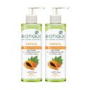 Biotique Papaya Deep Cleanse Face Wash For Visibly Glowing Skin All Skin Types, 400ml (200ml x 2)...