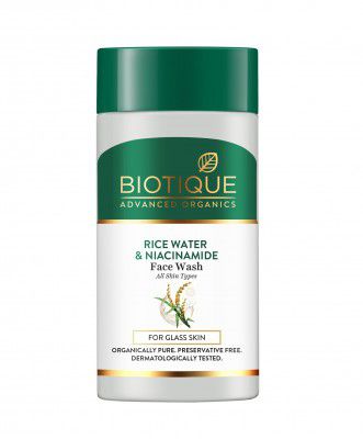 Biotique Rice Water & Niacinamide Gel Face Wash Removes - 25ml