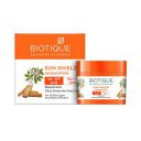 Biotique Sun Shield Sandalwood 50+SPF UVB Sunscreen Ultra Protective Face Cream For All Skin Types, 50gm...