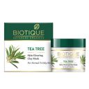 Biotique Tea Tree Skin Clearing Clay Mask for Normal to Oily Skin, 70g...