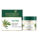 Biotique Tea Tree Skin Clearing Night Mask for Normal to Oily Skin - 50g...