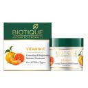 Biotique Vitamin C Correcting and Brightening Non Greasy Face Cream for All Skin Types, 50g...