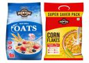 Birla Morton Corn Flakes 500 Gm & Oats 100% Natural 500 Gm Pack of 2...