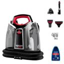 Bissell Portable Wet & Dry Vacuum Cleaner | Heatwave Technology removes Curry & Tough Stains | Deep Cleans Carpet, Sofa, Curtains, Mattress, Refreshes Garments...