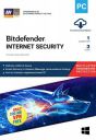 Bitdefender - 1 Computer,3 Years - Internet Security | Windows | Latest Version | Email Delivery in 2 Hours- No CD |...