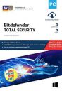 BitDefender 3 User, 3 Years Total Security (Windows) Latest Version with Ransomware Protection...