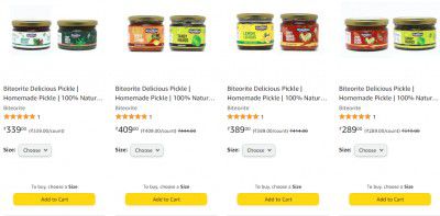 Biteorite Delicious Pickle | Get Extra 45% Off Via Coupon