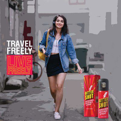 Bittershot Powerful Safety Spray for Women | Non-Pepper, Bitter Formula | No Permanent Injury