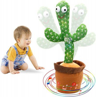 Biyanka USB Operated Talking Cactus Toys for Kids Dancing Cactus