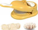 BK CREATION Cold 2 in 1 Dumpling Maker Ghughra Momos Maker Machine Manual Dough Press Manual Dough Press  (2 IN 1 PURI MOMOS MAKER)...