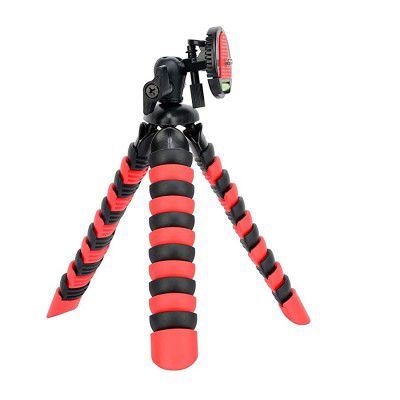 BKN® Fish Flexible Tripod 12 Inch with Quick Release Plate and Tripod Holder Clip for Smartphone | Gopro |Video Recording | YouTube Vloging and Other Platforms - Random