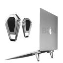 BKN® Mini Premium Metal Folding Portable Laptop Stand Non-Slip Base Tabletop Risers for 10-17 Inch Laptop & Keyboard & Tablet (Pack of 2pcs)...