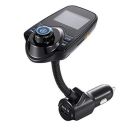 BKN® T10 Wireless Car Bluetooth FM Transmitter Automotive Handsfree Calling Car MP3 Adapter LCD Modulator Full Frequency Suitable for All Smart Phones AUX Cable/TF Card/U Disk...