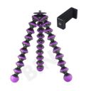 BKN® Ultra Flexible Gorilla Tripod for Mobiles, DSLR & Action Cameras with Mobile Monopod Holder - 13.5 Inch with Holder (Purple Black)...