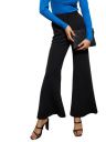 Black Bell Bottom Textured Pants...