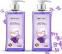 Black Care Hand Wash Liquid - 1 L, Lavender & Chamomile Extract| Germ Protection Hand Wash Bottle + Dispenser  (2 x 1 L)...