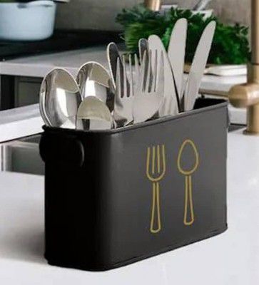Black Iron Cutlery Holder