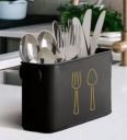 Black Iron Cutlery Holder...