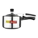 Black Magnum Pro WIBPC-3 Aluminium Induction Compatible Inner Lid Pressure Cooker, 3 Litre, Silver...