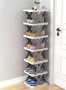 Black Olive Foldable Multi Layer Shoe Rack (6 Layer)...
