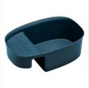 Black Olive Sink Strainer Colander Drain Basket, Multifunction Saddle-Shaped Mesh Strainer, Corner Food Strainer Over The Sink for Kitchen Waste, Vegetable, Fruits (Pack of 1)...