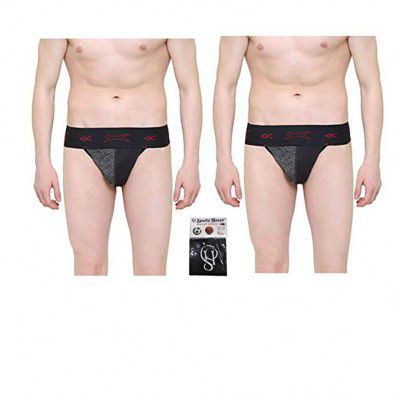 Black Panther Proton Brief Supporter (Pack of 2) with Sports House Wrist Band