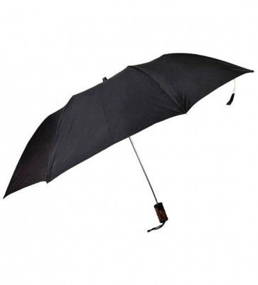 Black Polyester UV Coated 2 Fold Umbrella