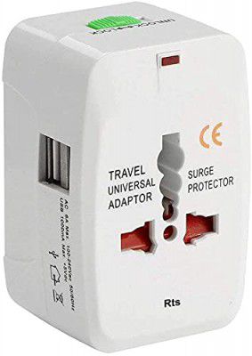 Black-r 2024 Latest Universal Travel Adapter Worldwide International Travel Adapter Smart , Laptop, Charger, and 150+ Countries