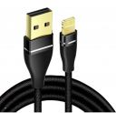 BlackBeats Zinc Alloy Plated Data Cable 1 m (Compatible with All Devices with Port, Mobile, Black, Sync and Charge Cable)...