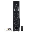 BLACKBEE BBTS-1100 70W Bluetooth Tower Speaker Wooden Cabinet 5.25" Subwoofer Echo Sound Control...