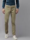 Blackberrys Men Beige B-95 Slim Fit Chinos Trousers...