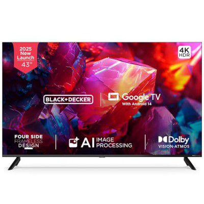 BLACK+DECKER (43") A1 Series 4K Ultra HD LED Smart Google TV BXTVGU43UD2875ATIN