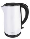 BLACK+DECKER Appliances 1.7 Liter Double Wall Protection Stainless Steel Electric Kettle...
