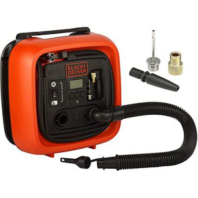 BLACK+DECKER ASI400-XJ 12V/160PSI Multipurpose Tyre Inflator with Digital Guage