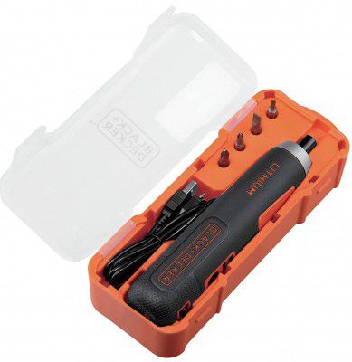 BLACK+DECKER BD40K4 4V 6.35mm Li-ion Cordless Screwdriver  